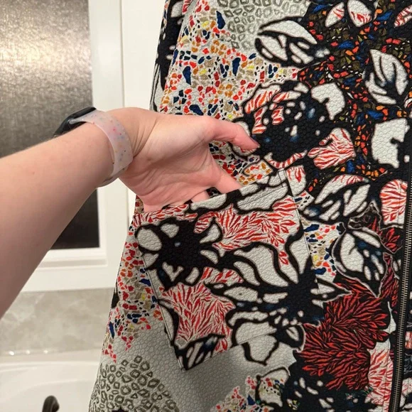 bryn walker Juniper Jacquard Long Jacket - Picture 5 of 16